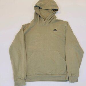 Adidas Men’s XL Army Green Hoodie Warm Fleece Pullover Sweatshirt Streetwear